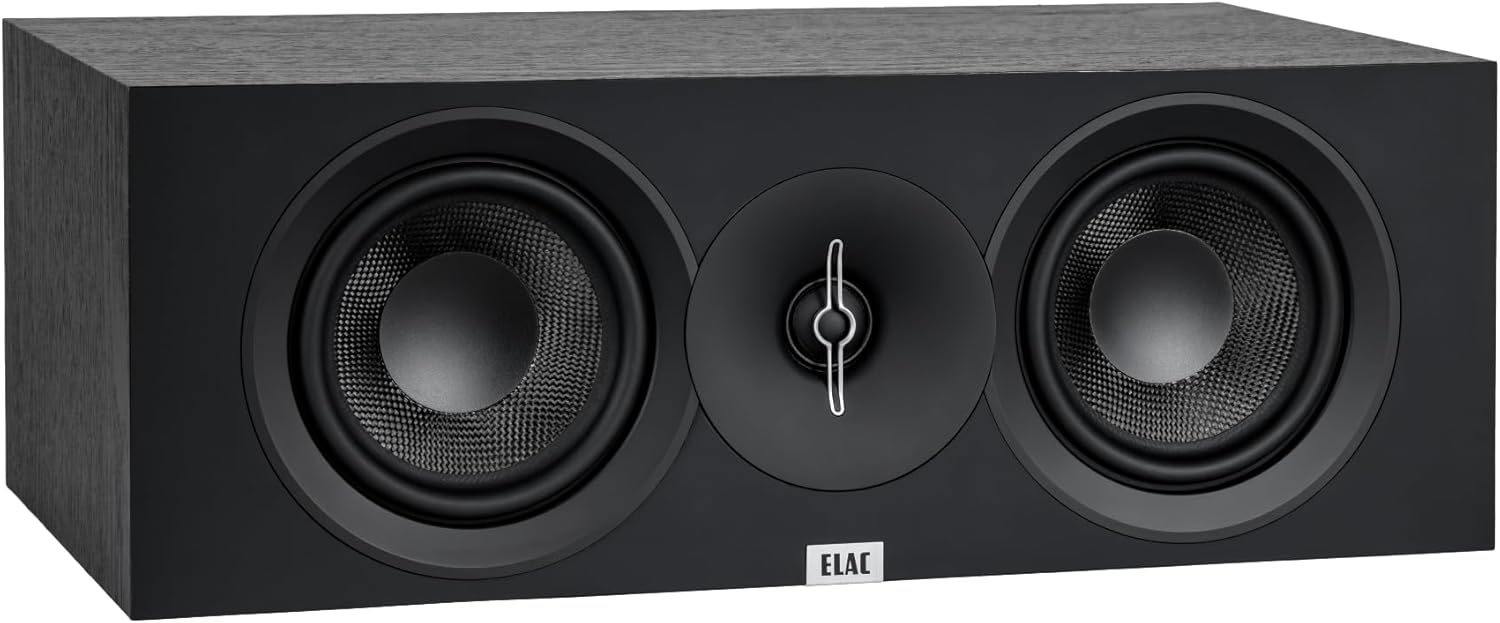 ELAC Debut 3.0 DC53-BK Center Channel Speaker, Black Ash - (b0d9wj95n4)