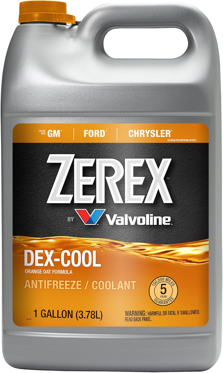 B0033QNZWS - Zerex Valvoline Dex-Cool Organic Acid Technology Concentrate Antifreeze/Coolant 1 GA