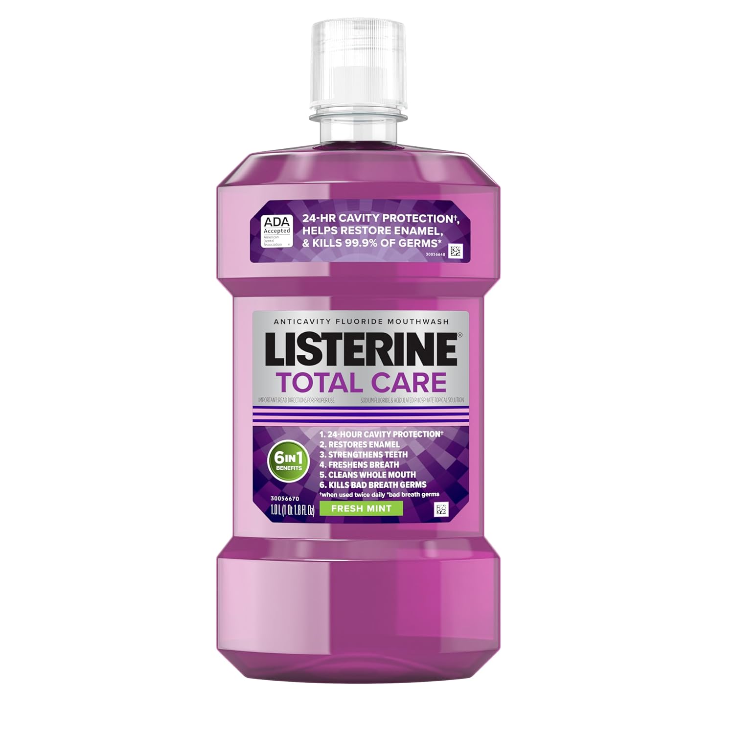 B00495Q5OW - Listerine Total Care Anticavity Fluoride Mouthwash, 6 Benefits in 1