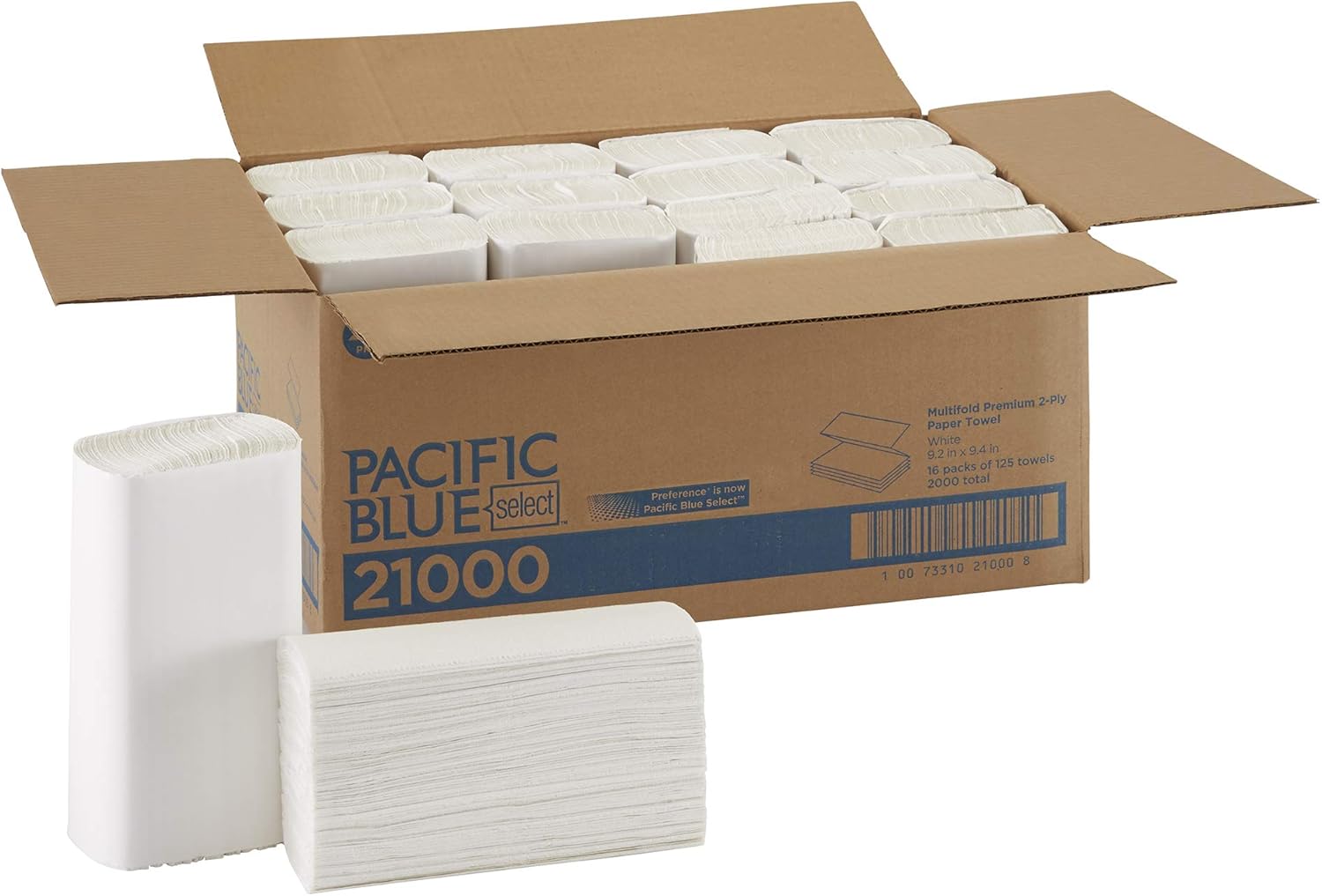 B004YK2KSM - Pacific Blue Select Multifold Premium 2-Ply Paper Towels by GP
