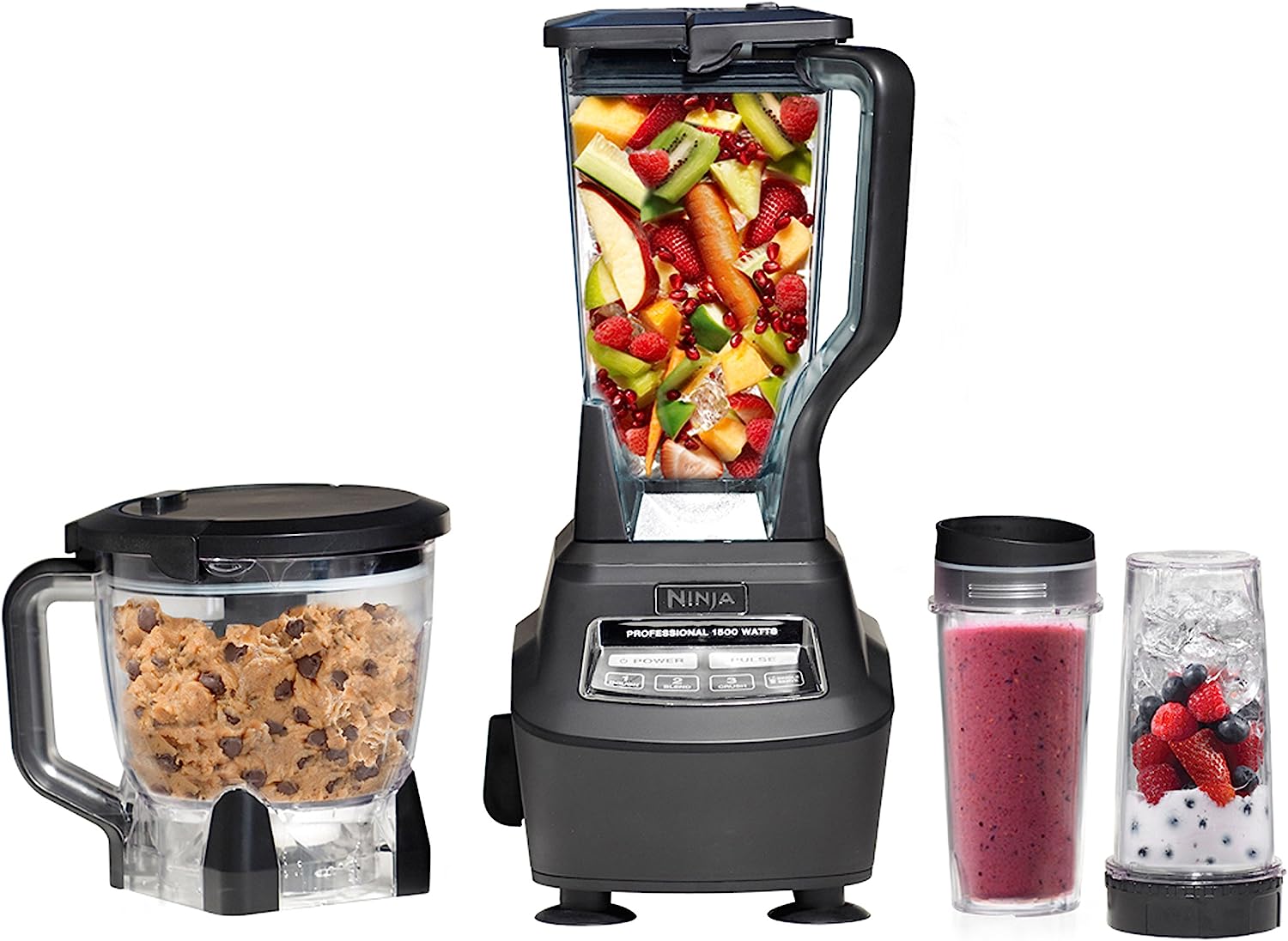 B00939I7EK - Ninja Blender, Mega Kitchen System, 1500W, 4 Functions for Smoothies,