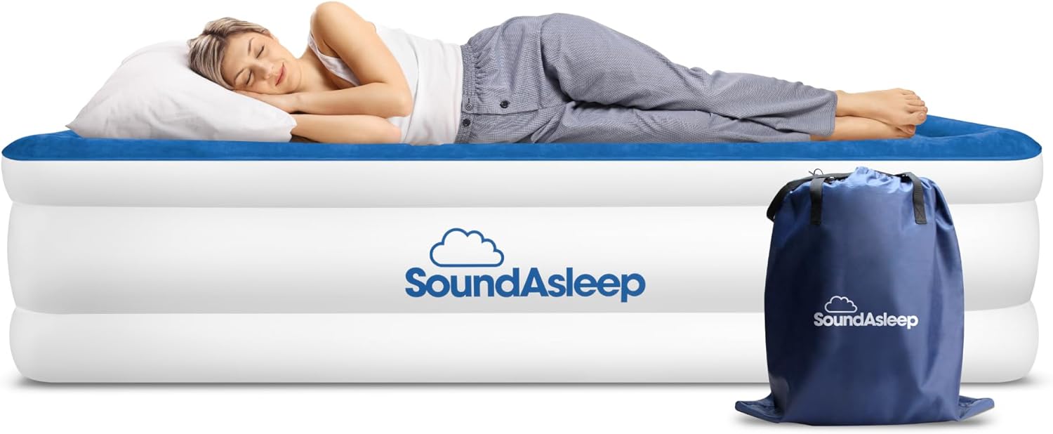 B00FAW4O0A - SoundAsleep Dream Series Luxury Air Mattress with ComfortCoil Technology &