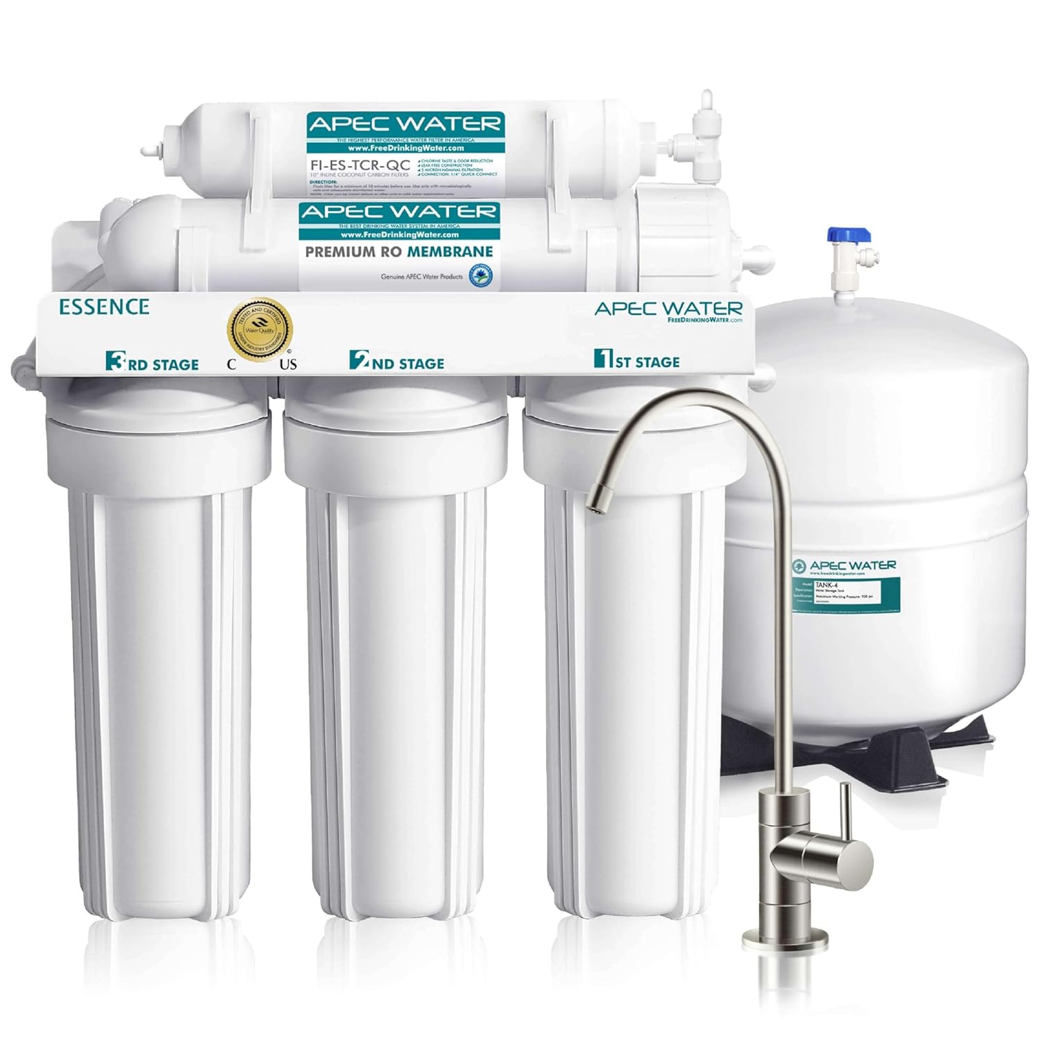 B00I0ZGOZM - APEC Water Systems ROES-50 Essence Series Top Tier 5-Stage WQA