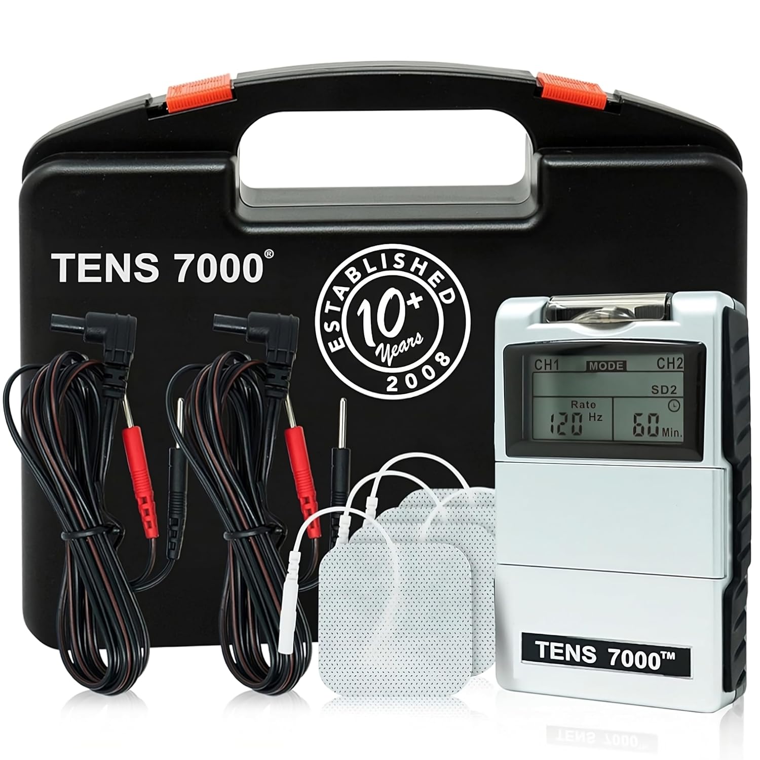 B00NCRE4GO - TENS 7000 Digital TENS Unit with Accessories - Muscle Stimulator