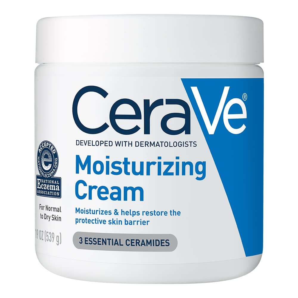 B00TTD9BRC - CeraVe Moisturizing Cream, Body and Face Moisturizer for Dry Skin,