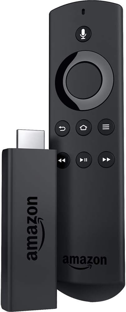 B00ZV9RDKK - Fire TV Stick with Alexa Voice Remote, streaming media player