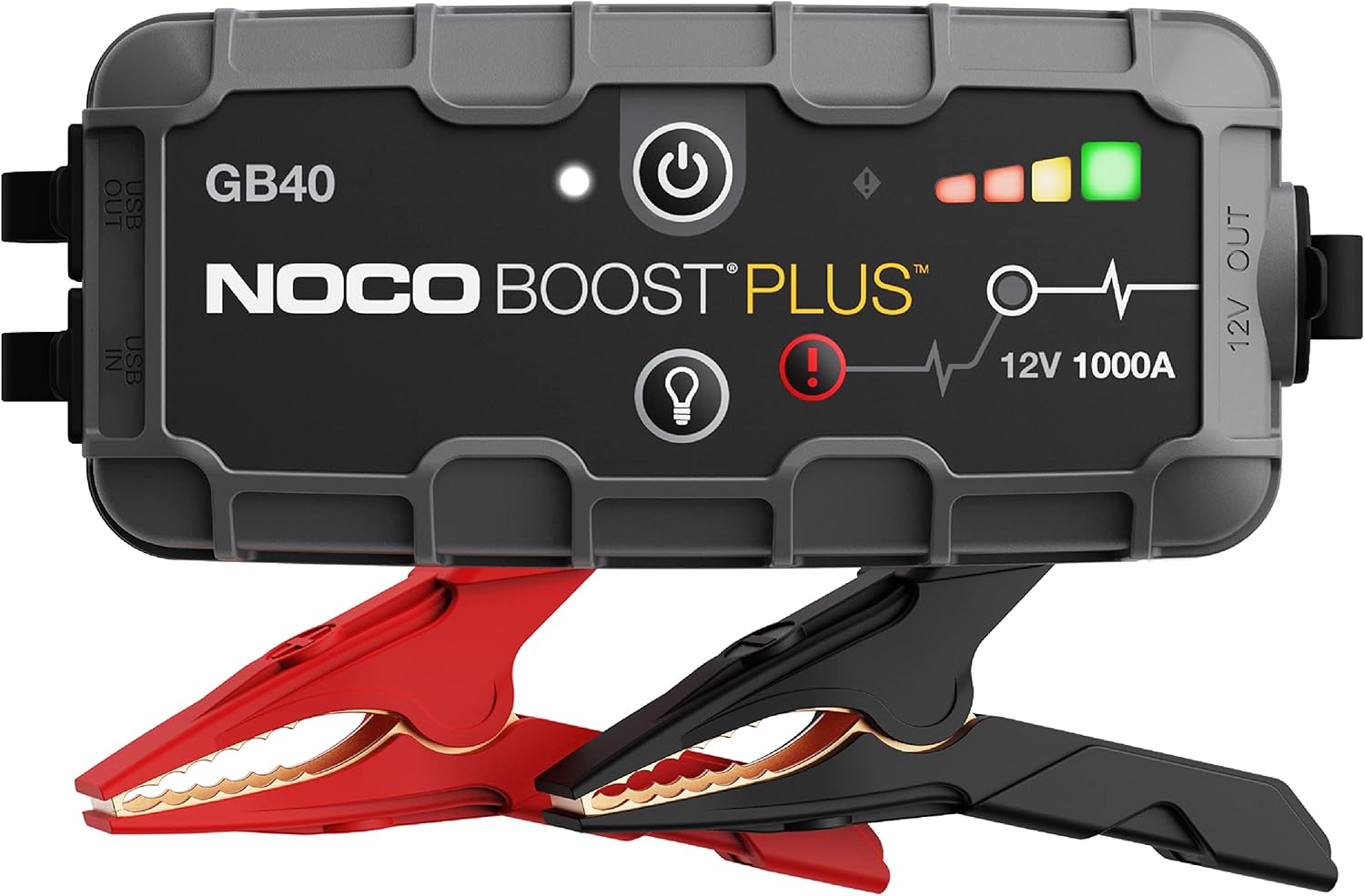 B015TKUPIC - NOCO Boost Plus GB40 1000A UltraSafe Car Battery Jump Starter,