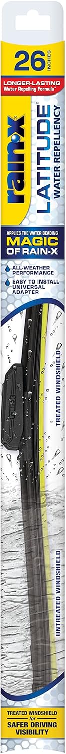 B016NA9Y4S - Rain-X 5079281-2 Latitude 2-In-1 Wiper Blades, 26 Inch Windshield Wipers