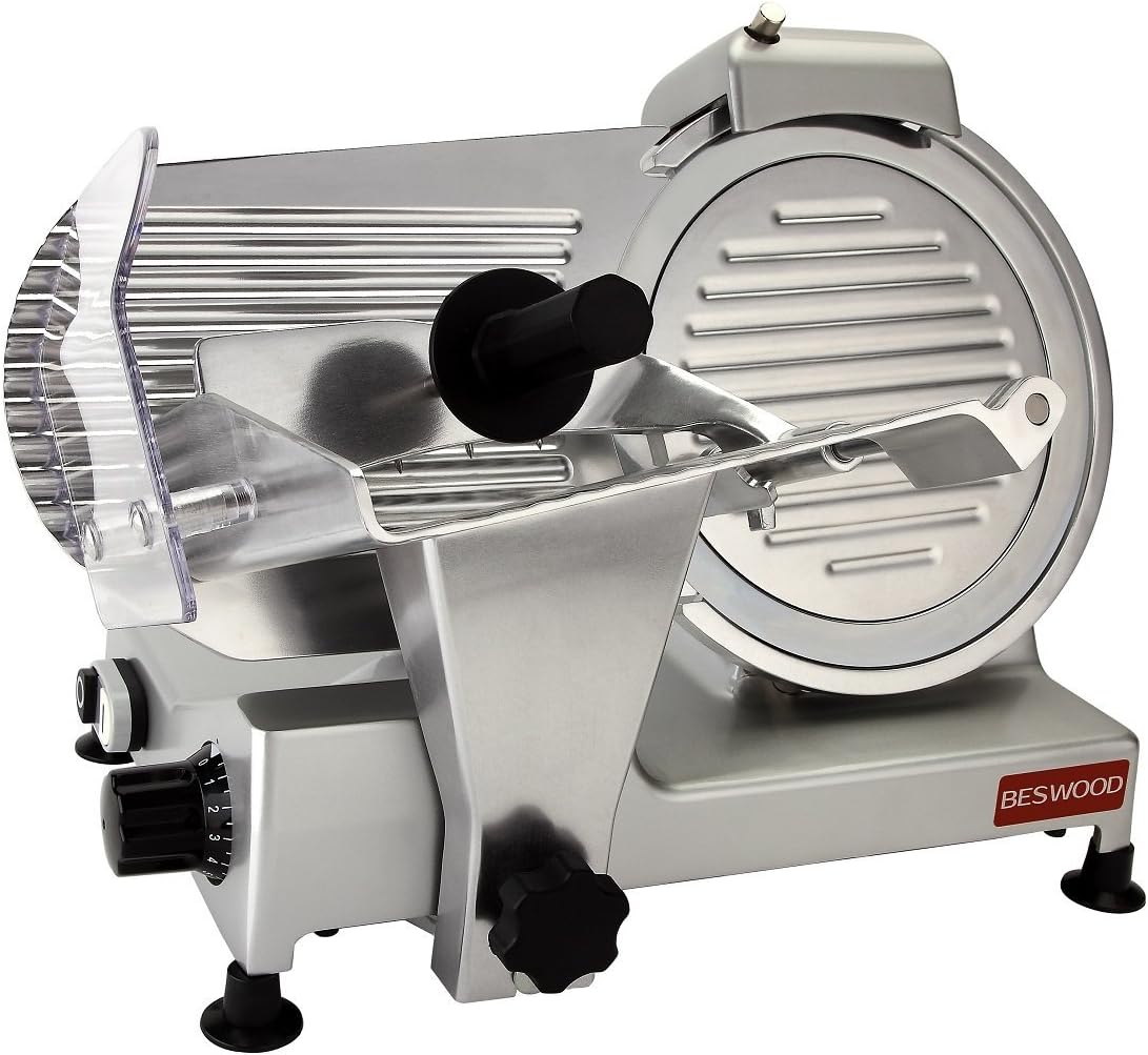 B01AQH636Q - 10" Premium Chromium-plated Steel Blade Electric Deli Meat Cheese Food