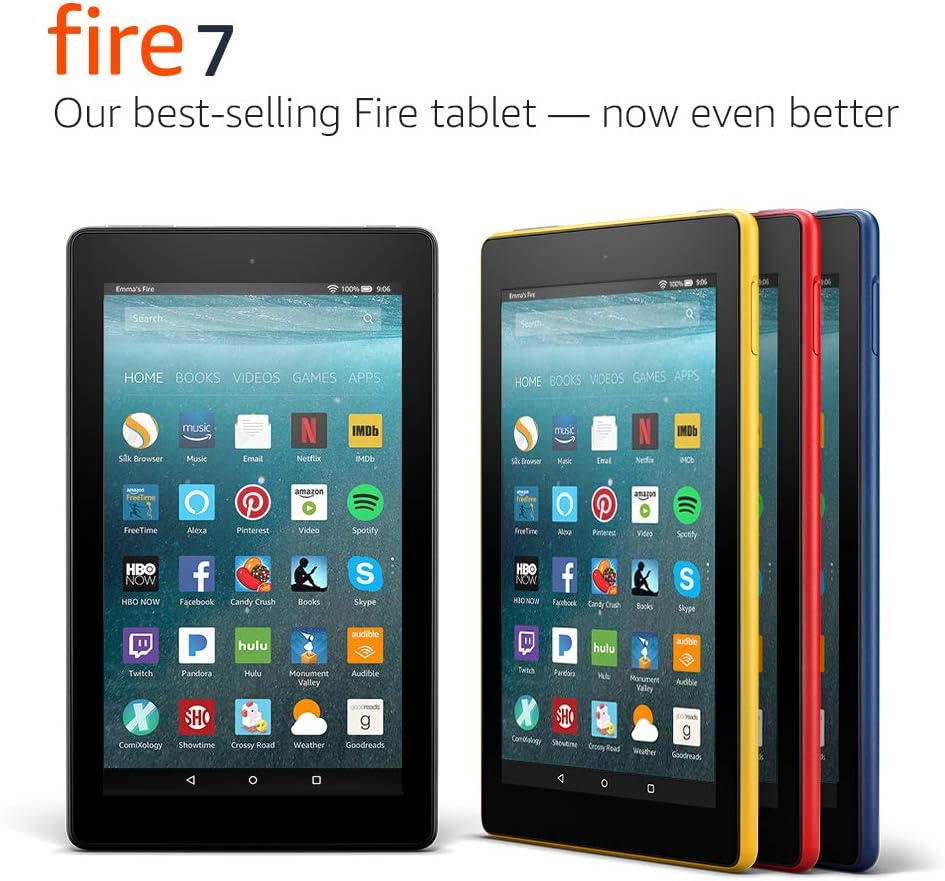 B01GEW27DA - Fire 7 Tablet (7" display, 8 GB) - Black -