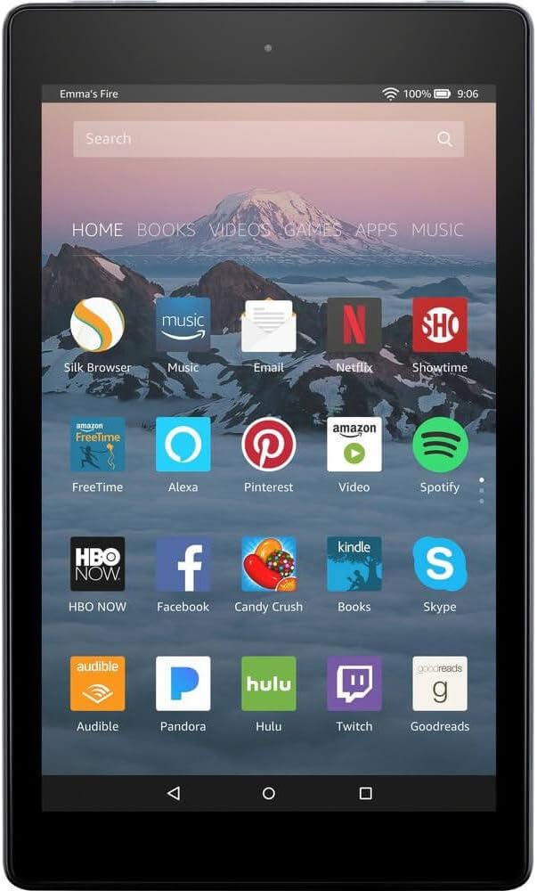 B01J94SWWU - Fire HD 8 Tablet with Alexa, 8" HD Display, 16