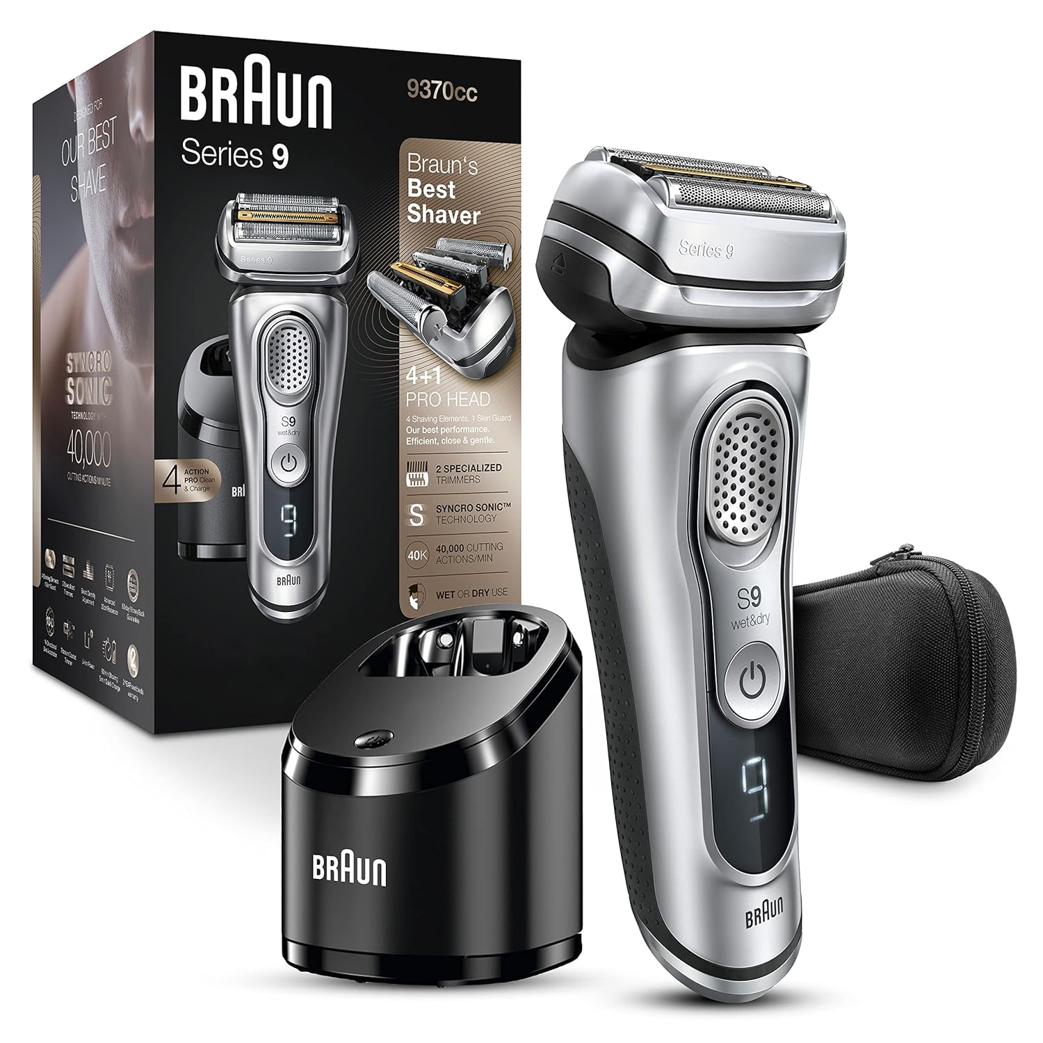 B01M716CC2 - Braun Electric Razor for Men With Precision Beard Trimmer, Rechargeable,