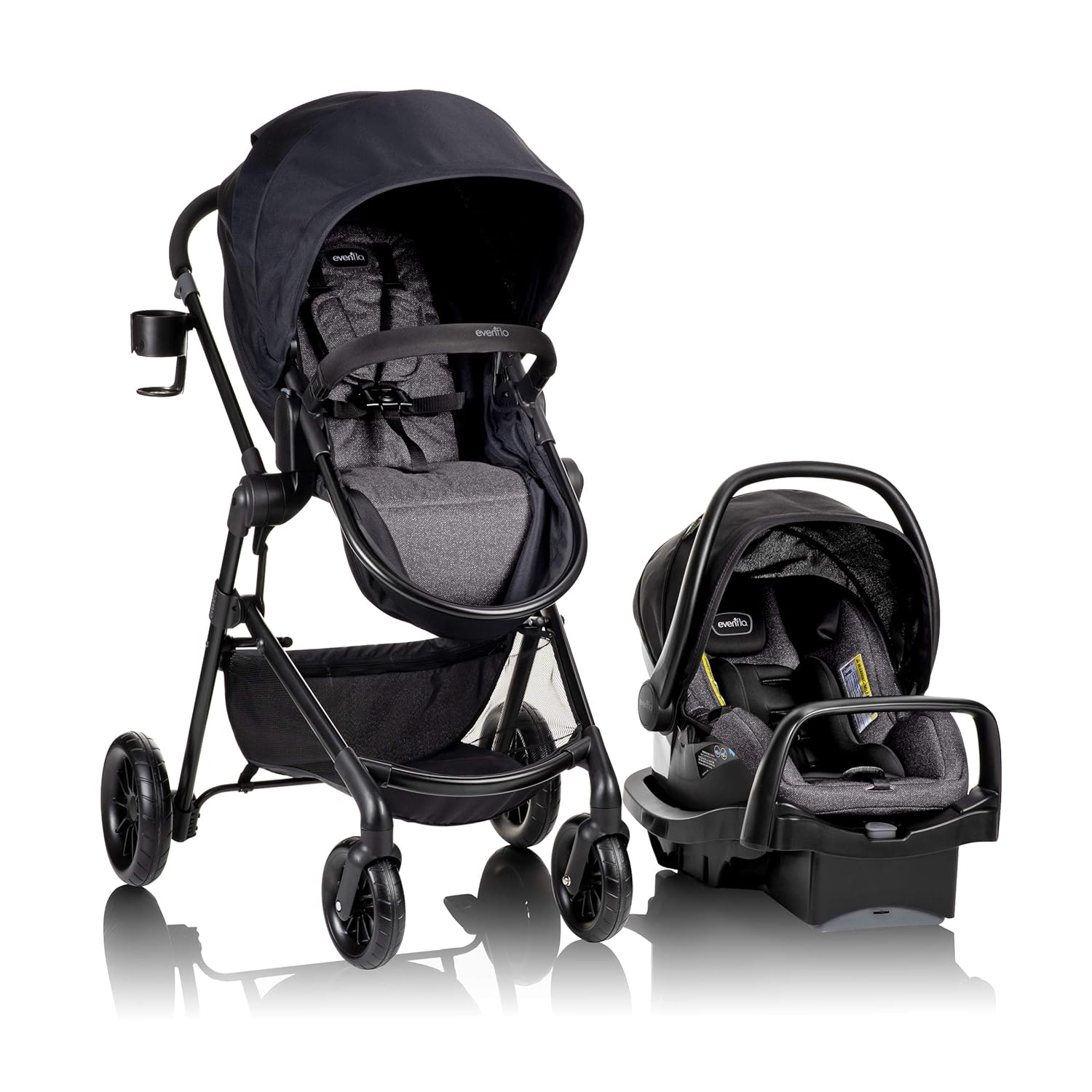 B01M99JN9D - Evenflo Pivot Modular Travel System with LiteMax Infant Car Seat