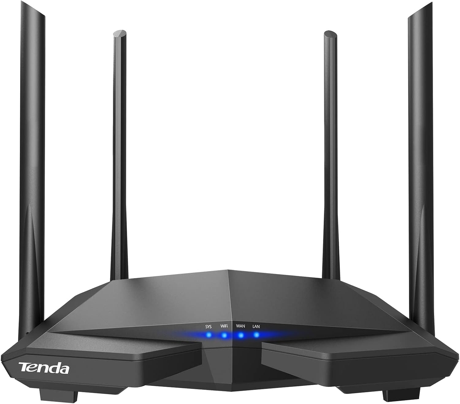 B06X1CHFJ5 - Tenda AC1200 Smart WiFi Router, High Speed Dual Band Wireless