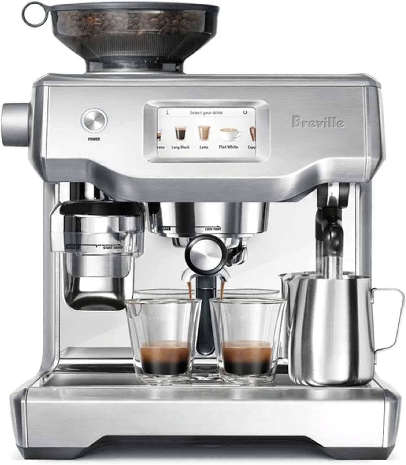 B073TYYM91 - Breville BES990BSS Oracle Touch Espresso Machine, Brushed Stainless Steel