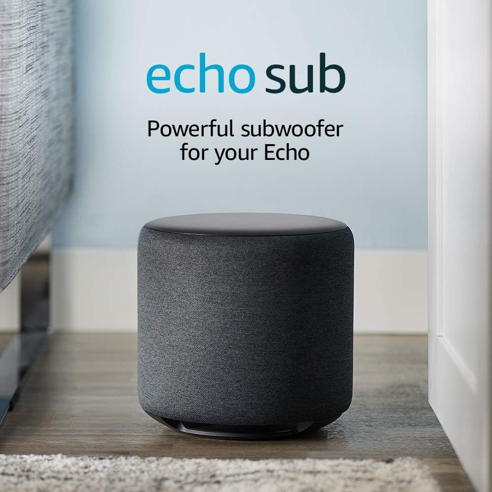 B0798KPH5X - Echo Sub - Powerful subwoofer for your Echo - requires