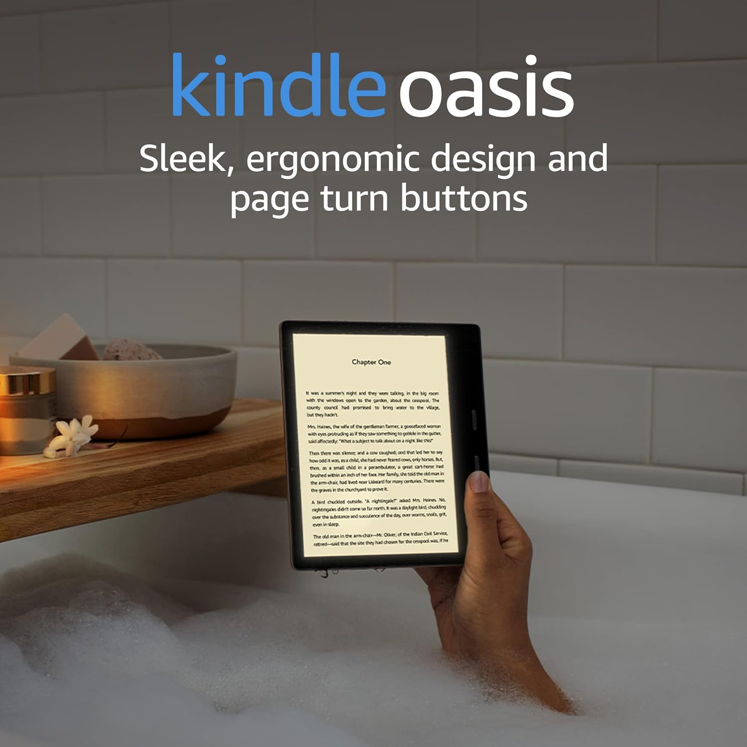 B07F7TLZF4 - Kindle Oasis – With 7” display and page turn buttons
