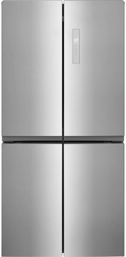 B07FDDQ366 - Frigidaire 17.4 Cu. Ft. 4 Door Refrigerator in Brushed Steel