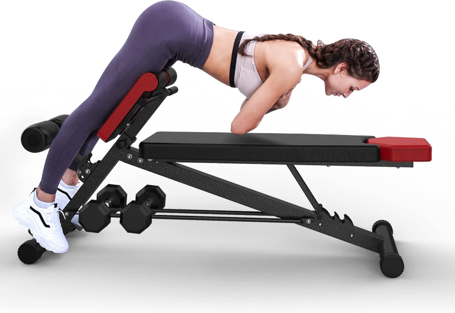 B07GYXF65S - Finer Form Multi-Functional Weight Bench for Full All-in-One Body Workout