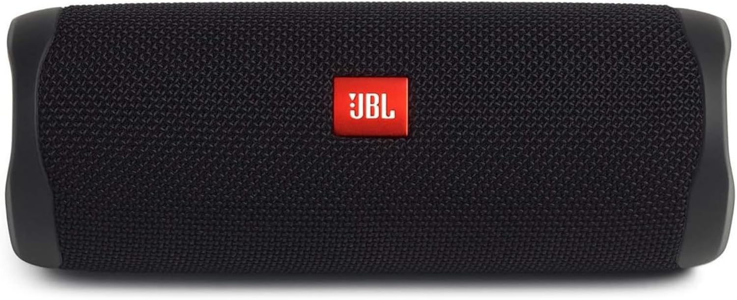 B07QK2SPP7 - JBL FLIP 5, Waterproof Portable Bluetooth Speaker, Black, Small