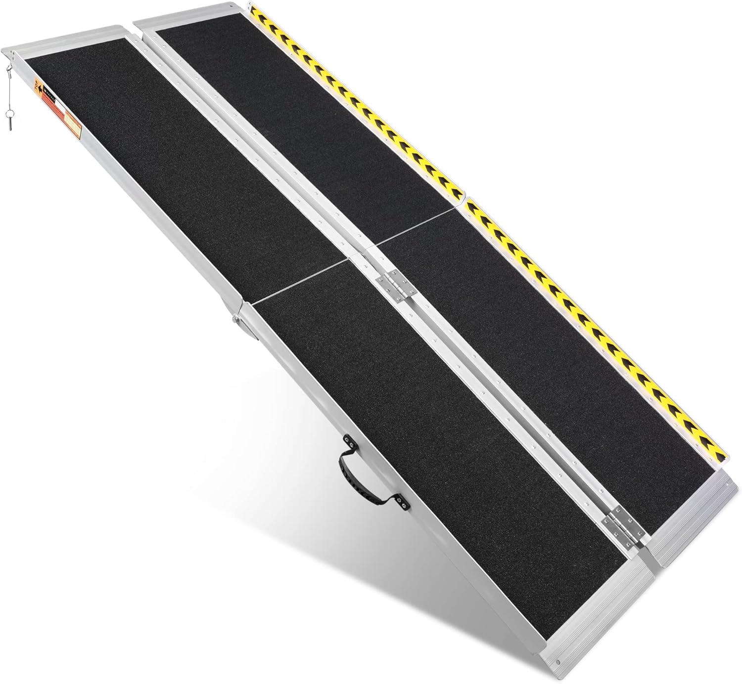 B07TXGJSBS - ORFORD Portable Wheelchair Ramp 6FT, 72''L×28.74''W Handicap Ramps, Non-Skid Aluminum