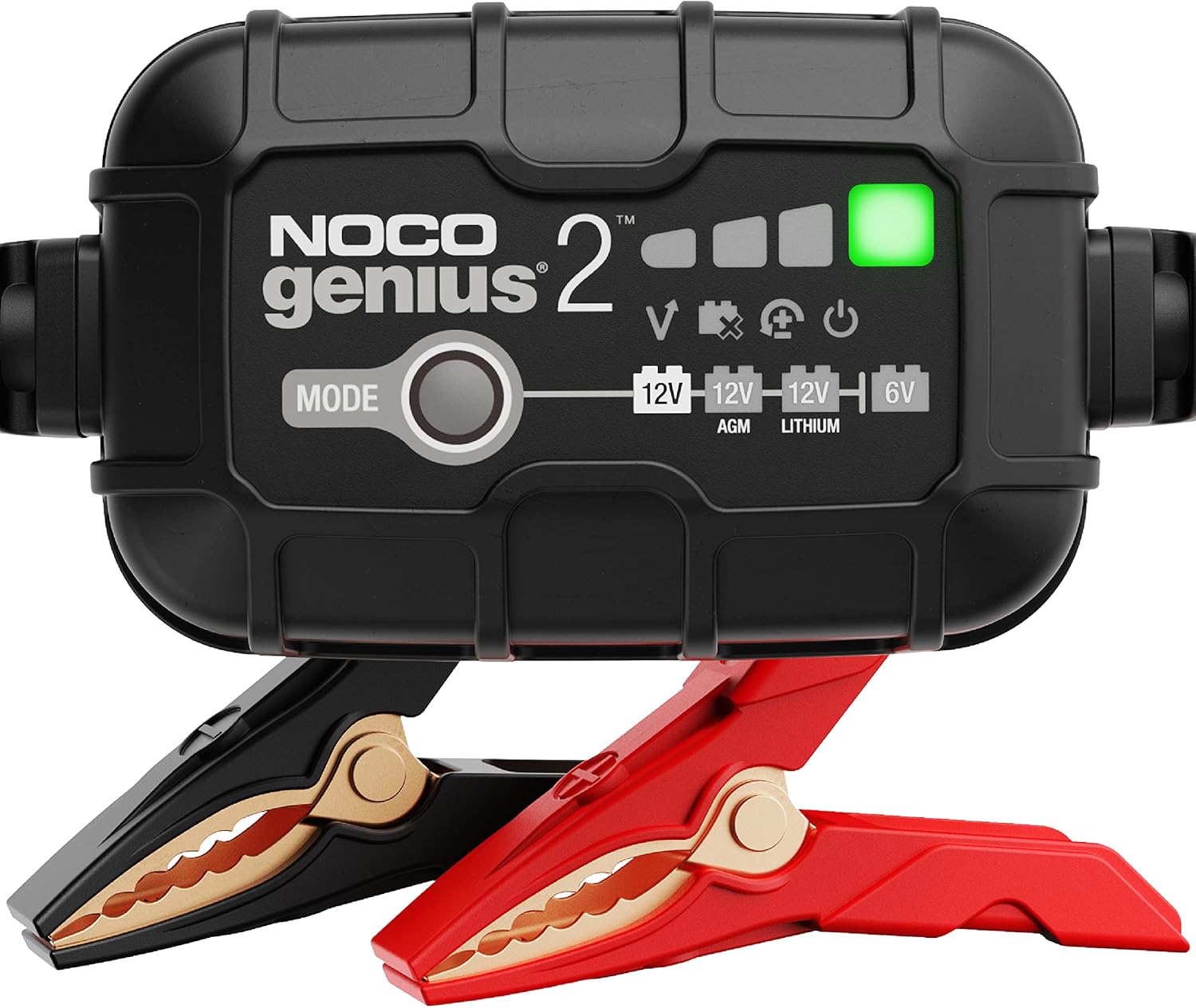 B07W6B987F - NOCO GENIUS2, 2A Smart Car Battery Charger, 6V and 12V