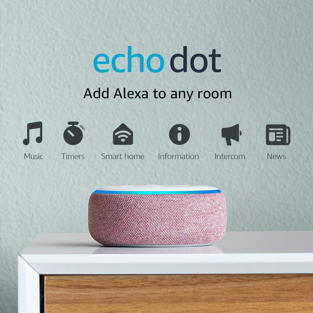 B07W95GZNH - Echo Dot (3rd Gen) - Smart speaker with Alexa -