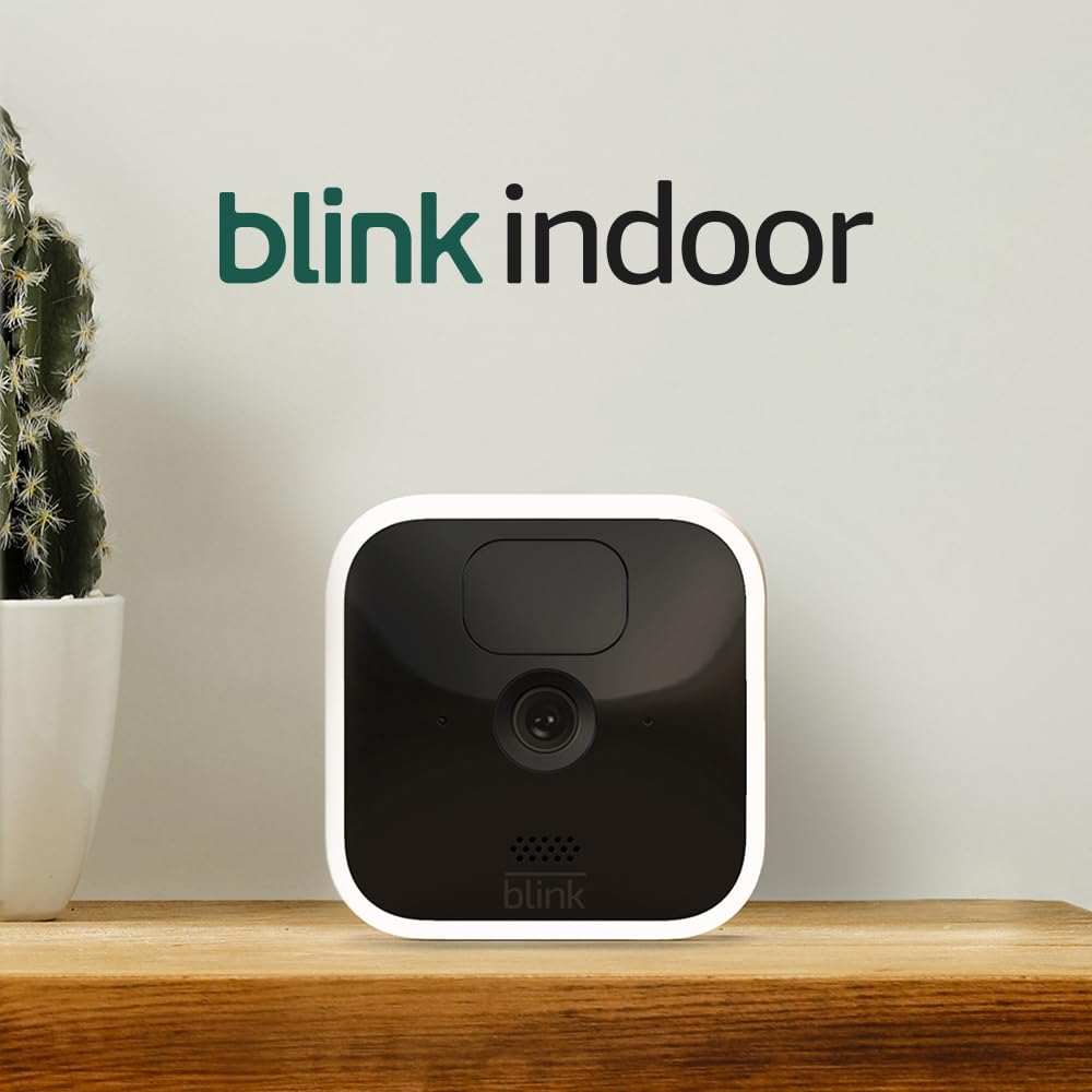 B07X27JNQ5 - Blink Indoor - wireless, HD security camera with two-year battery