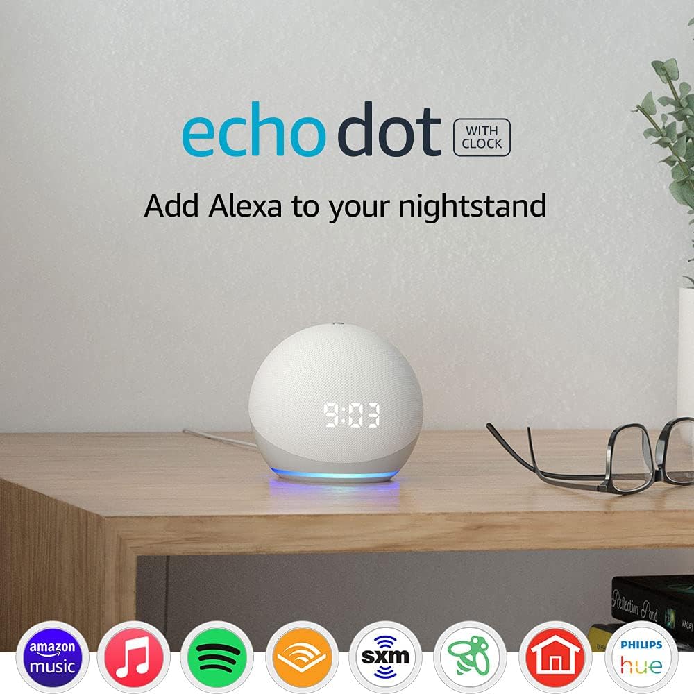 B07XJ8C8F7 - Echo Dot (4th Gen) | Smart speaker with clock and