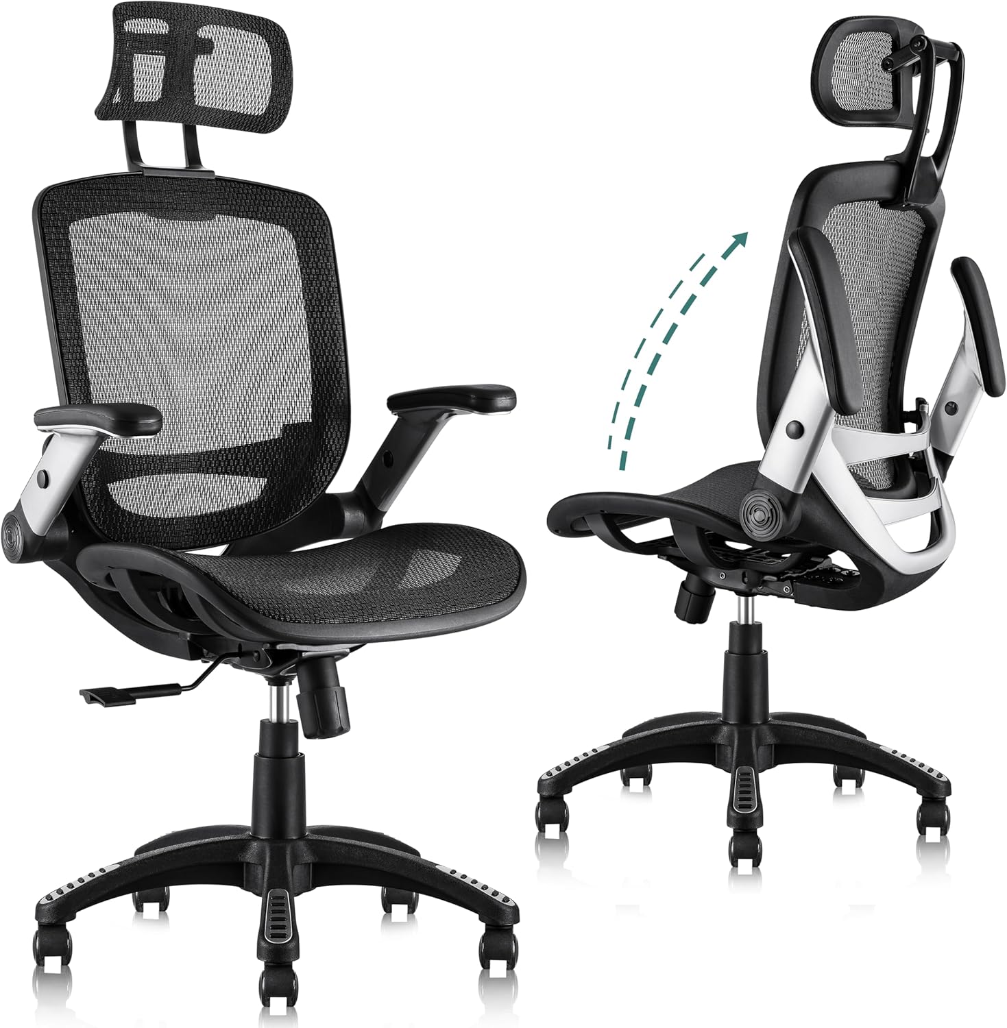 B07Y8BXBX8 - GABRYLLY Ergonomic Office Chair, High Back Home Desk Chair with