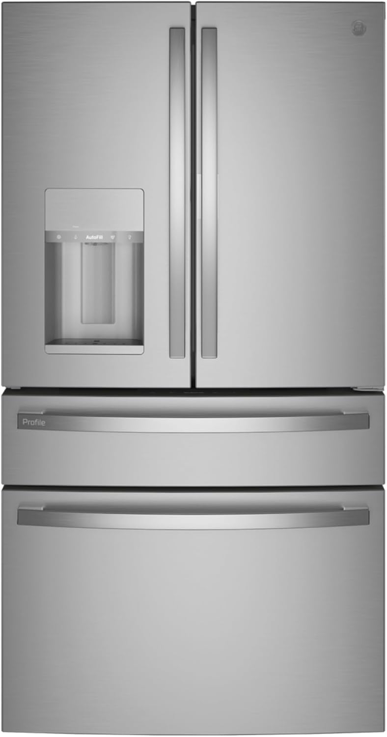 B07ZL2VL1Q - GE Profile PVD28BYNFS 27.6 Cu.Ft. Stainless French Door Smart Refrigerator