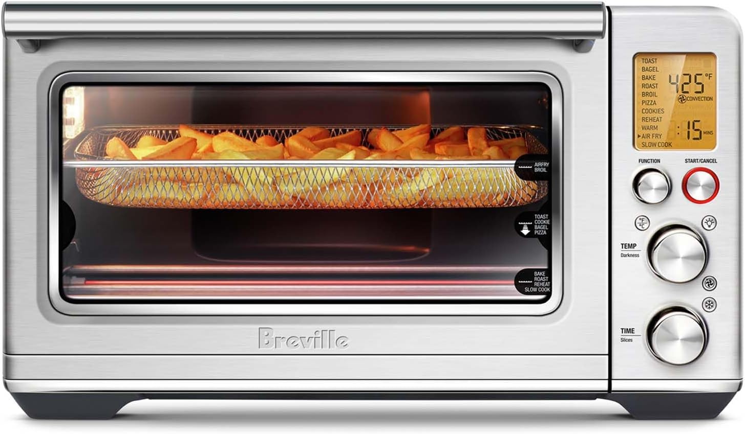 B085FTBLC6 - Breville Smart Oven Air Fryer BOV860BSS, Brushed Stainless Steel