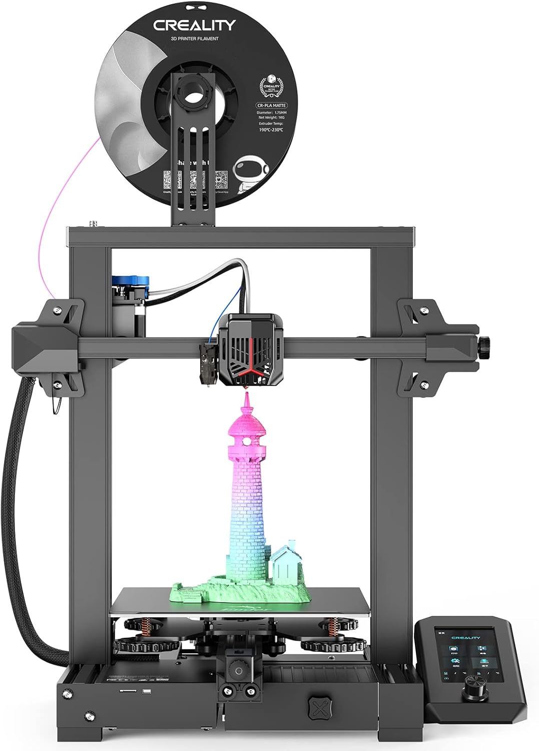 B08BL41ZMY - Official Creality Ender 3 V2 Neo 3D Printer with CR