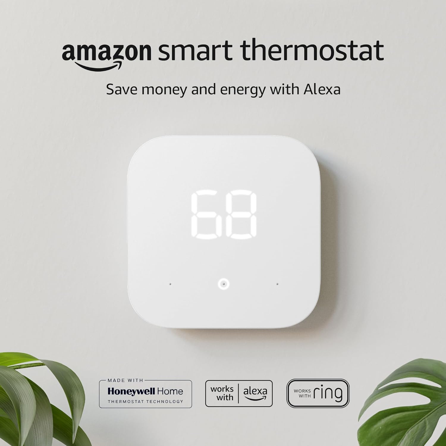 B08J4C8871 - Amazon Smart Thermostat – Save money and energy - Works