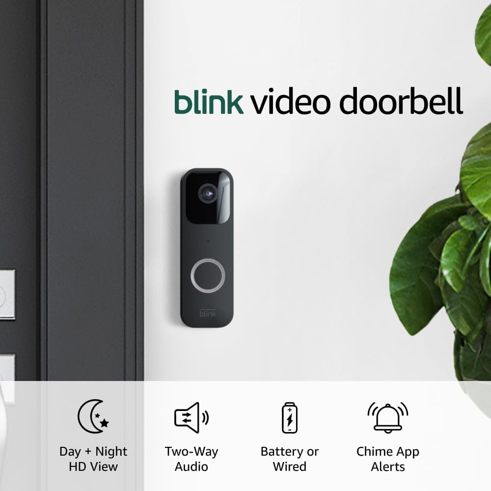 B08SGC46M9 - Blink Video Doorbell (newest model) + Sync Module 2 |