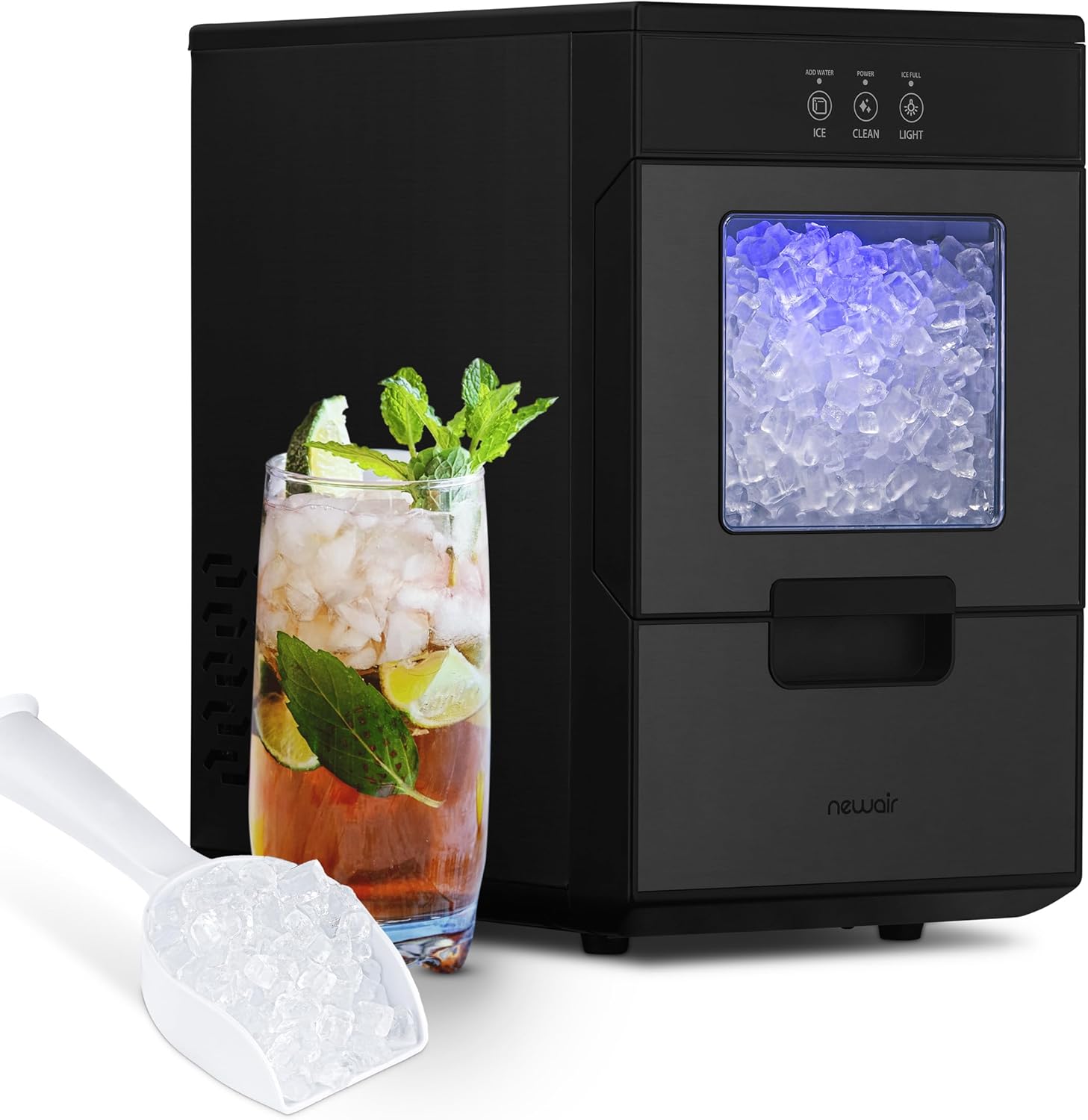 B09HWD3FZN - Newair Nugget Ice Maker Countertop - 44lbs/Day, Countertop Sonic Ice