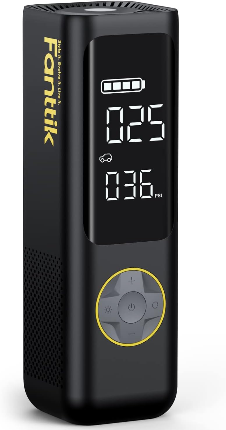 B09LXJPVTP - Fanttik X8 APEX™ Tire Inflator Portable Air Compressor, 1 Min