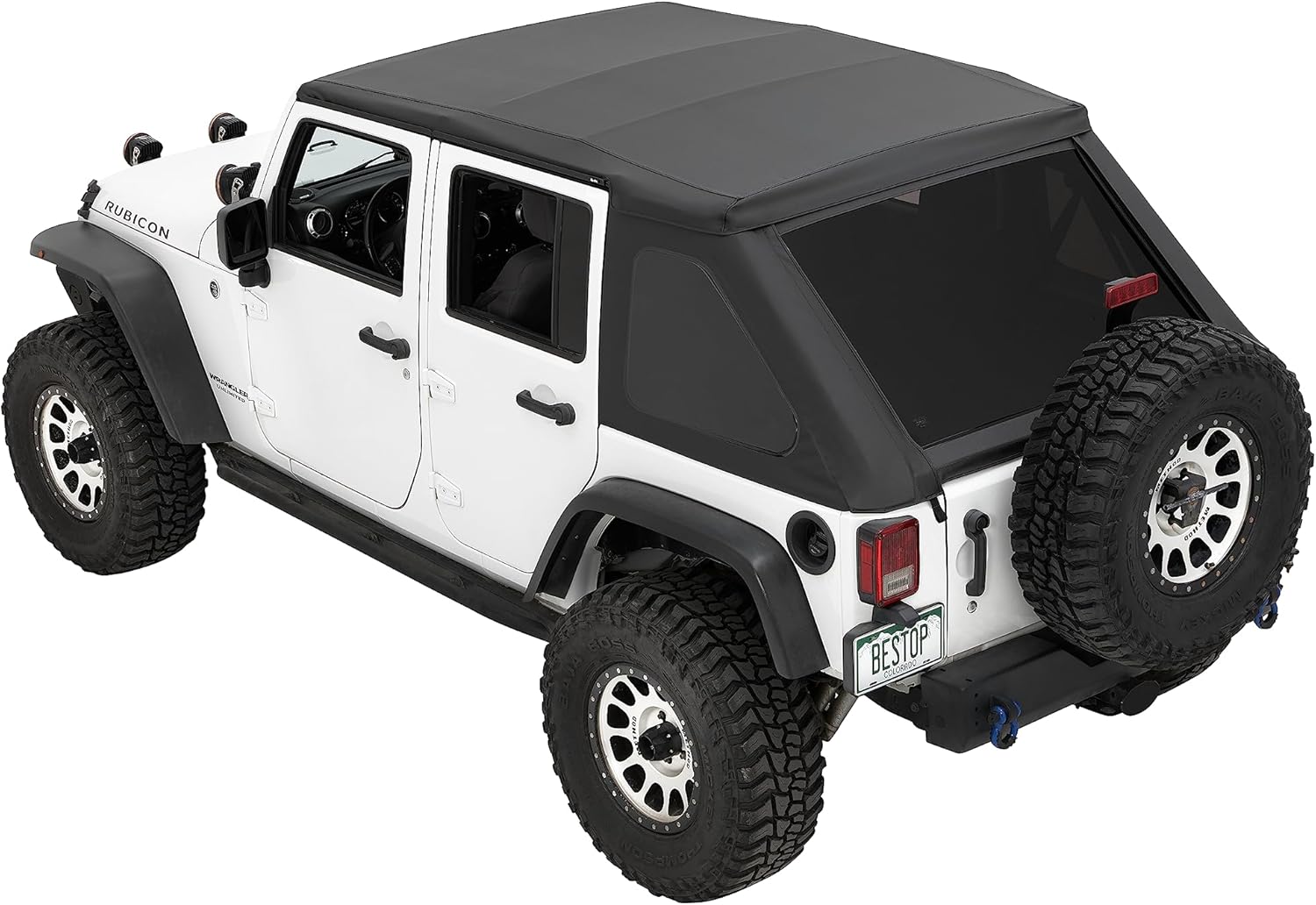 B0CBSSJK51 - Bestop ?5682535 The Ascent - '07-18 Wrangler JK 4-Door (Black