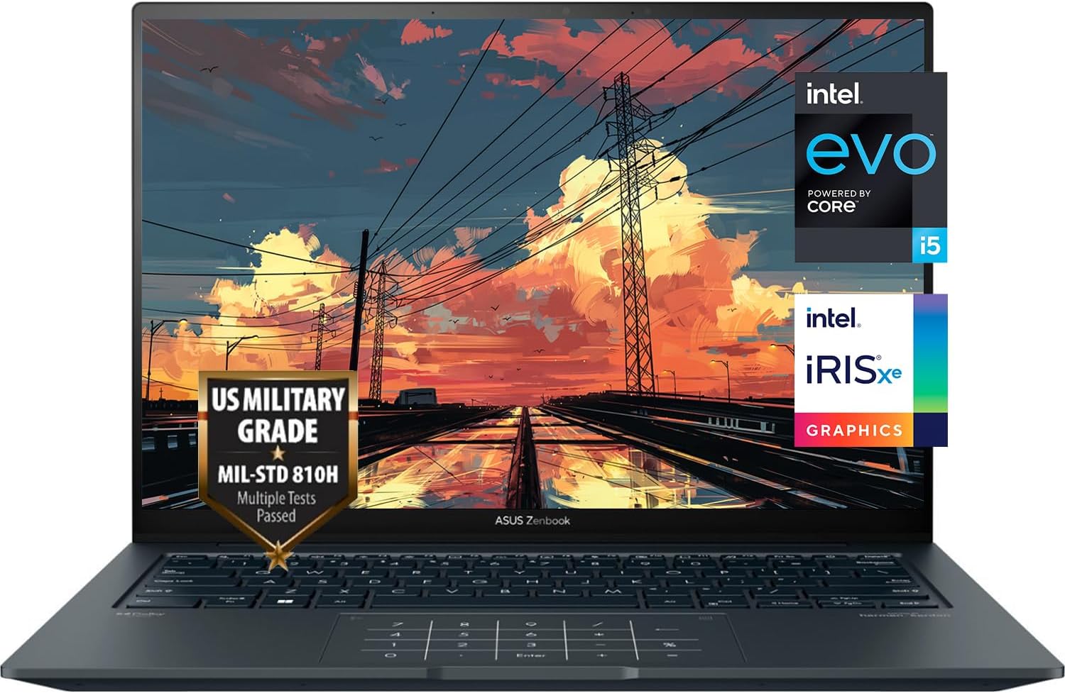 B0CHGW2PHG - ASUS Zenbook 14.5" 2.8K (2880 x 1800) 120Hz OLED Touchscreen,