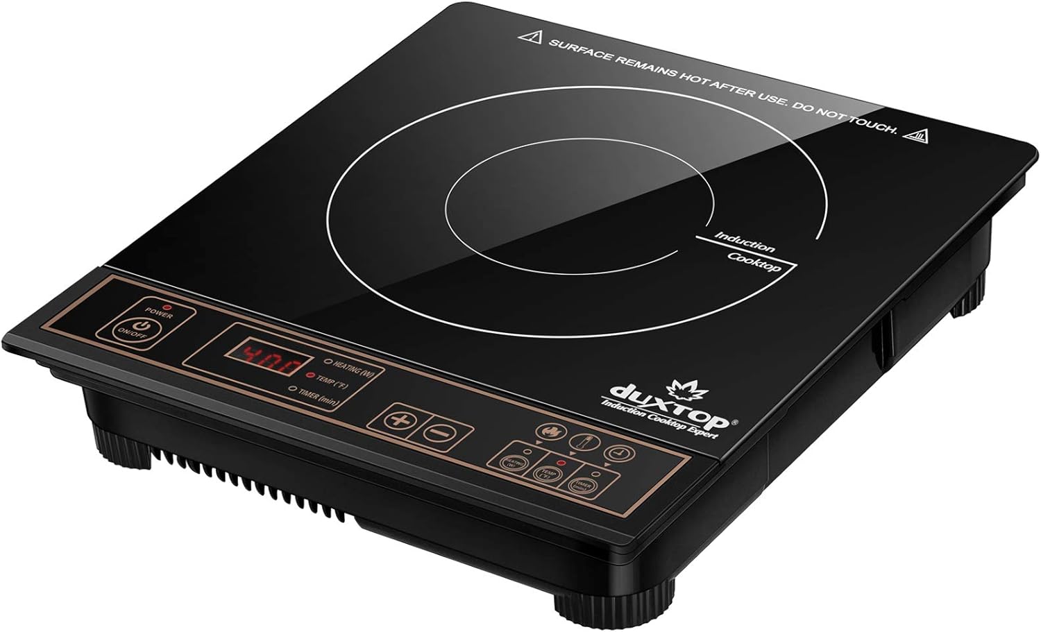 B0045QEPYM - Duxtop 1800W Portable Induction Cooktop Countertop Burner, Gold 8100MC/BT-180G3
