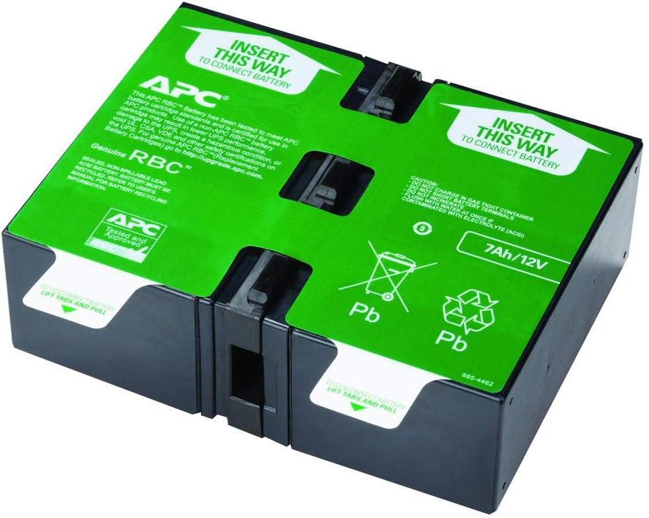 B004FV7XJG - APC UPS Battery Replacement, APCRBC123, for APC UPS Models BR1000G,