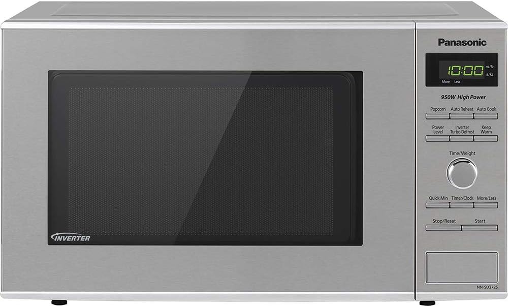 B00785MVRA - Panasonic Microwave Oven NN-SD372S Stainless Steel Countertop/Built-In with Inverter Technology