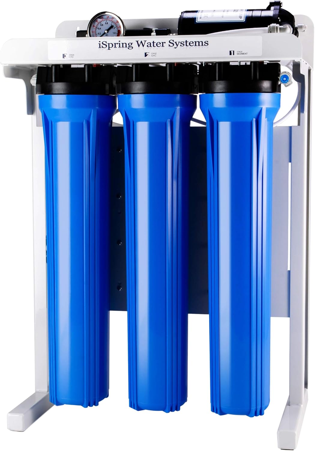 B007K1FDJA - iSpring RCB3P Tankless Reverse Osmosis RO Water Filtration System, 300