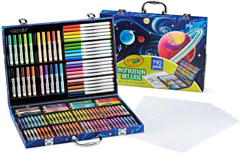B00CI6J5JQ - Crayola Inspiration Art Case Coloring Set - Space (140ct), Art