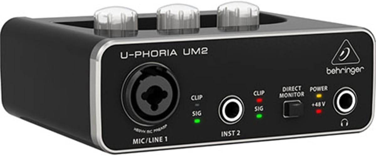 B00EK1OTZC - Behringer U-Phoria UM2 USB Audio Interface