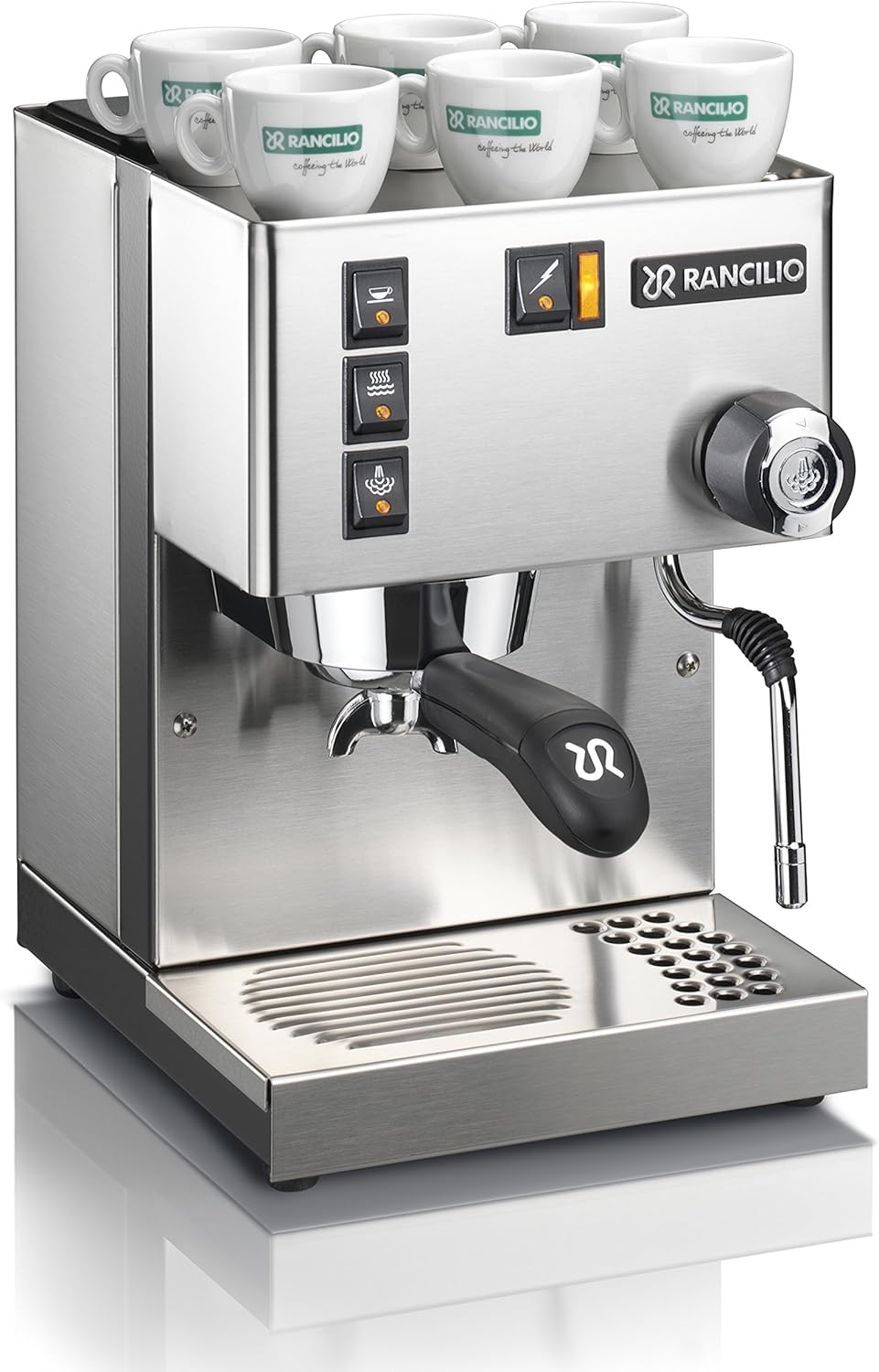 B00H1OUSD2 - Rancilio Silvia Espresso Machinet,0.3 liters, with Iron Frame and Stainless
