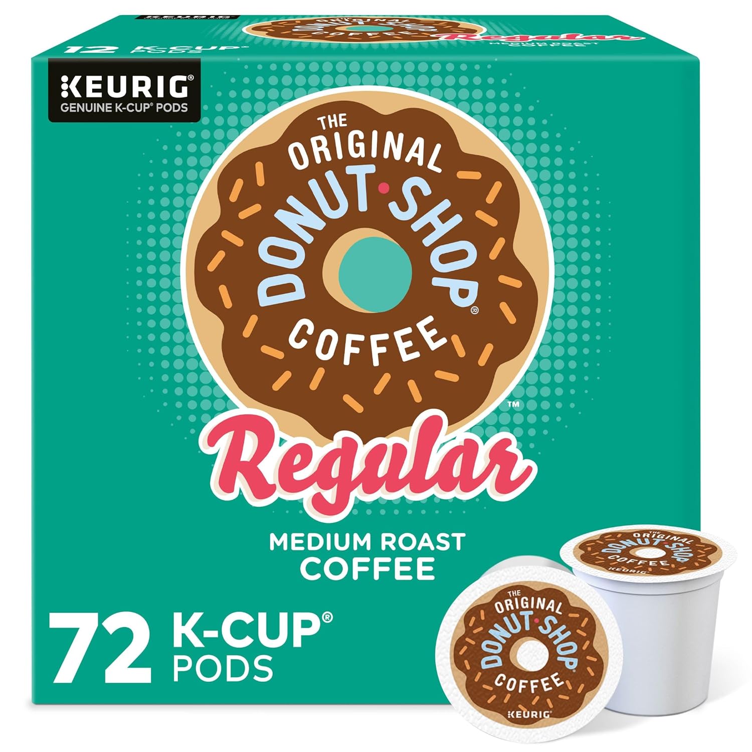 B00I08JAYG - The Original Donut Shop Regular Keurig Single-Serve K-Cup Pods, Medium