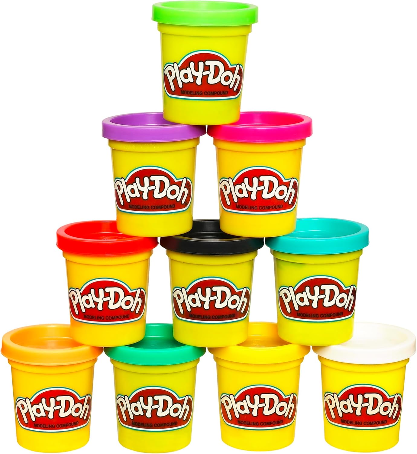 B00JM5GW10 - Play-Doh Bulk 10-Pack Case of Assorted Colors, Easter Basket Stuffers,
