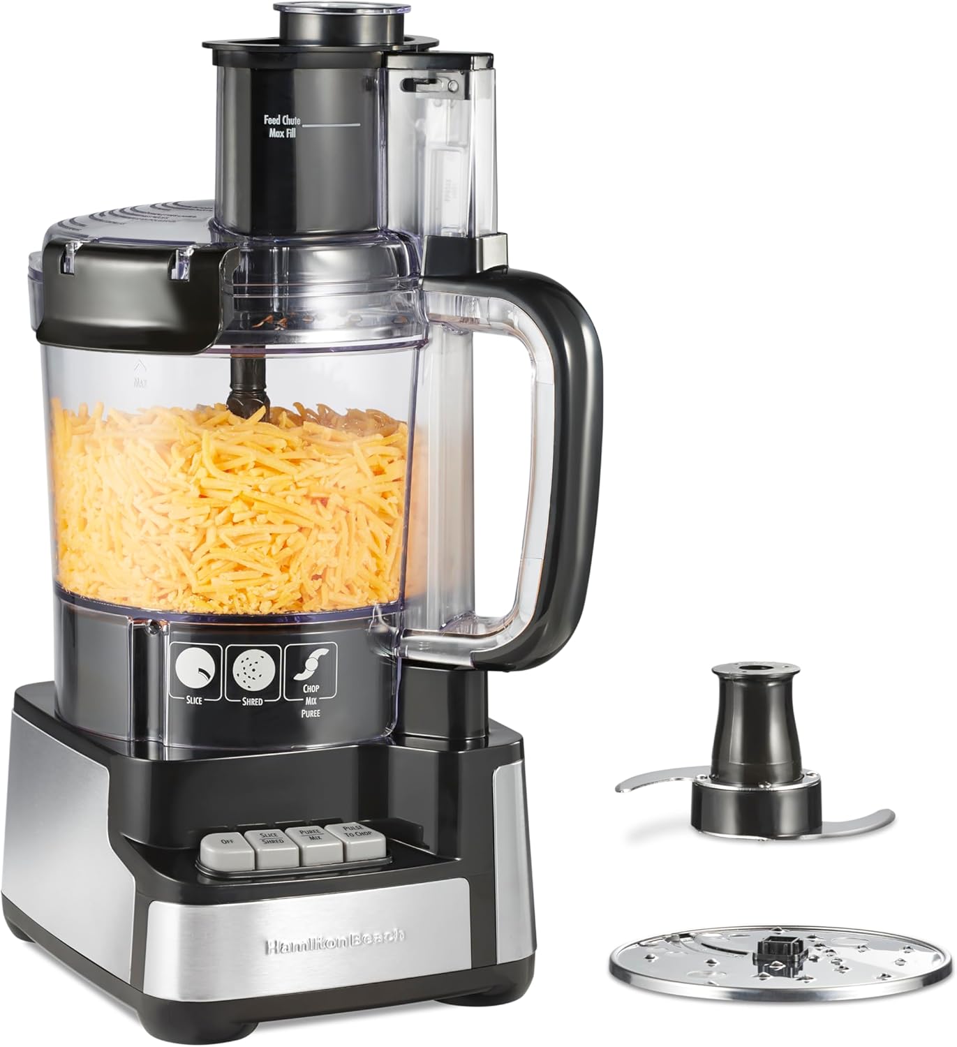 B00KHLN7K2 - Hamilton Beach Stack & Snap Food Processor and Vegetable Chopper,