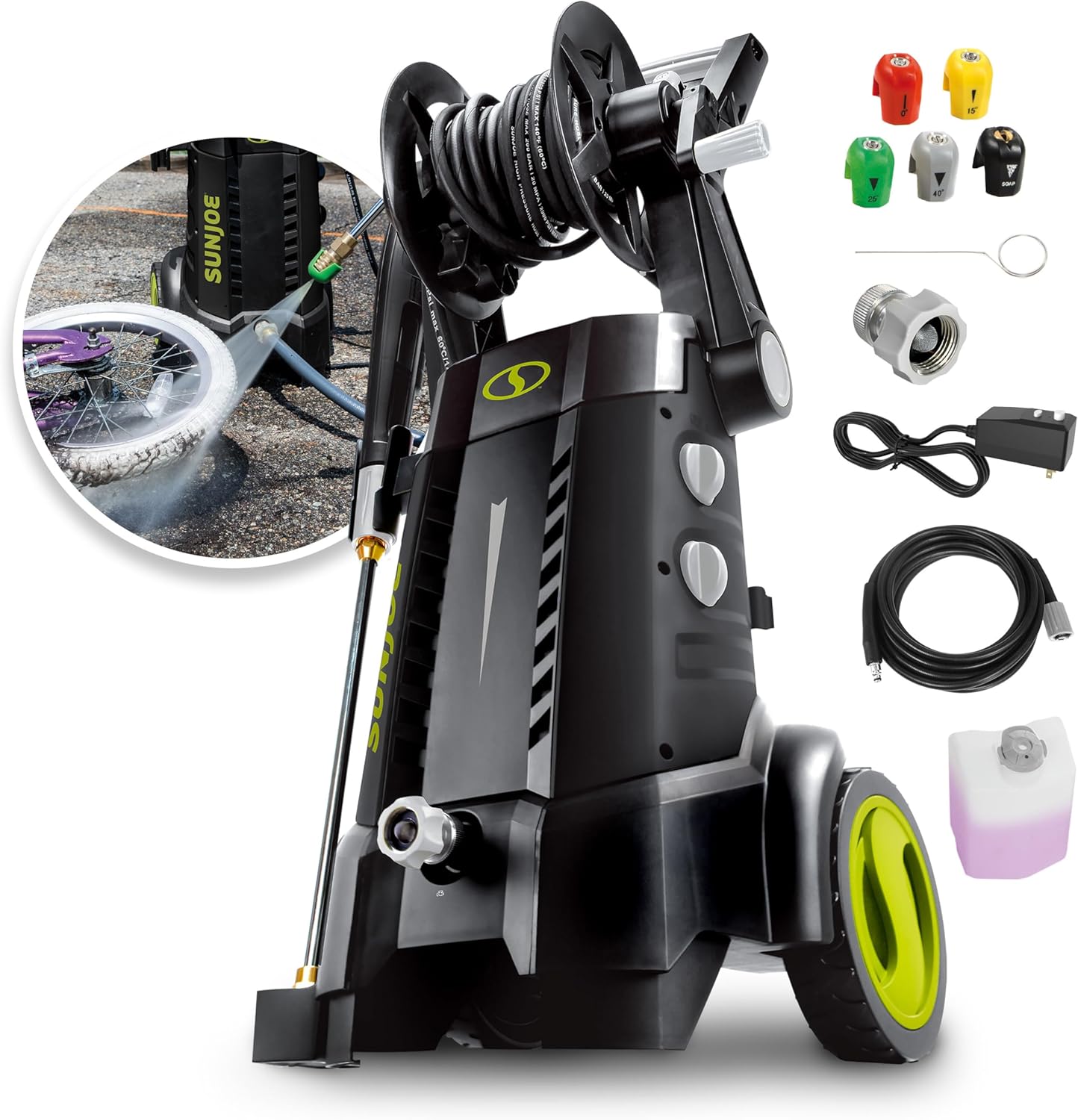 B00LX8Z03K - Sun Joe Electric Pressure Power Washer, 2030 PSI (PWMA Certified),